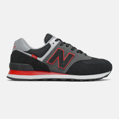 Black/Velocity Red 574 New Balance Shoes