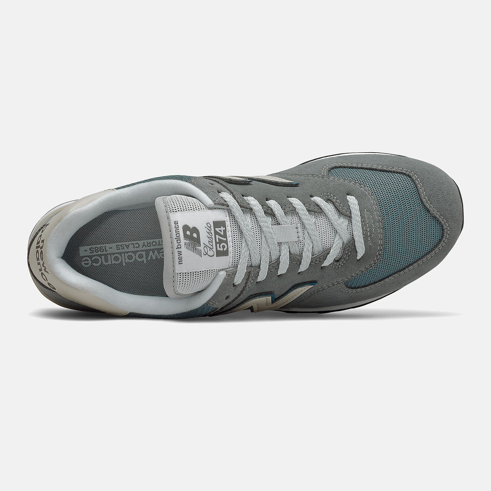 Grey/Sky Blue 574 New Balance Shoes
