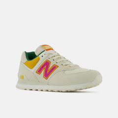 Cream/Pink 574 New Balance Shoes
