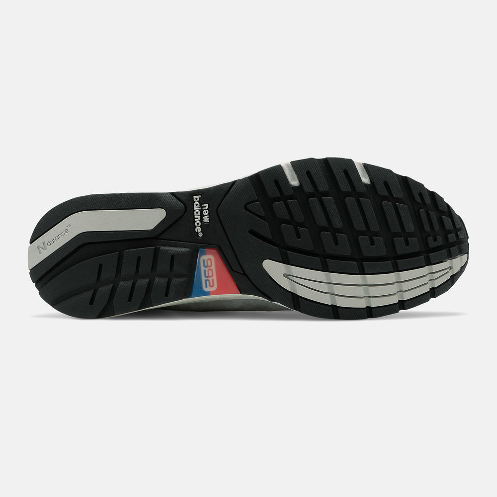 Grey/White Made in US 992 New Balance Shoes