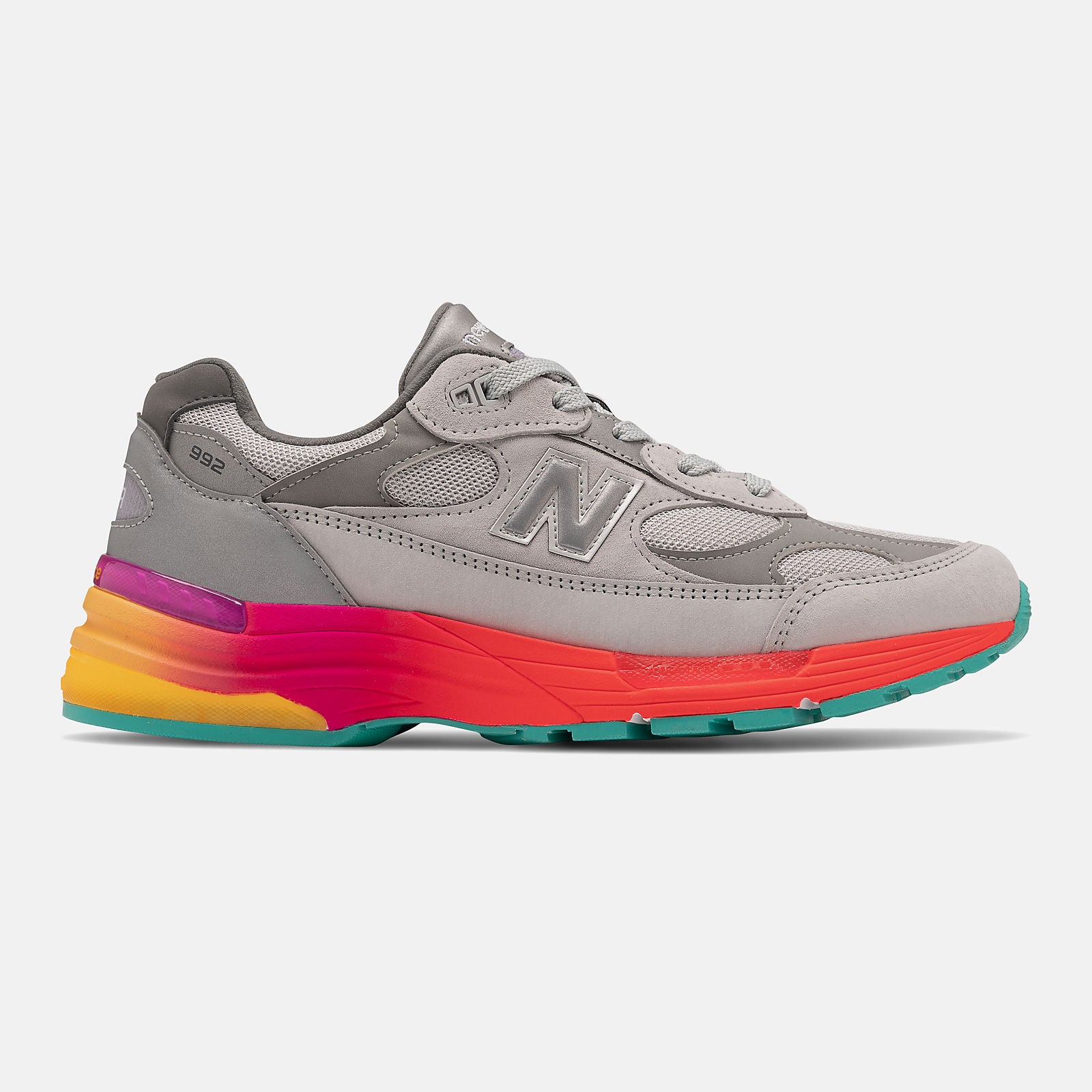 Grey/Silver Made US 992 New Balance Shoes