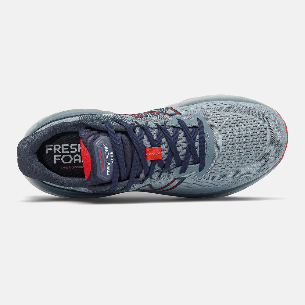 Ocean Grey/Velocity Red Fresh Foam More v3 New Balance Shoes