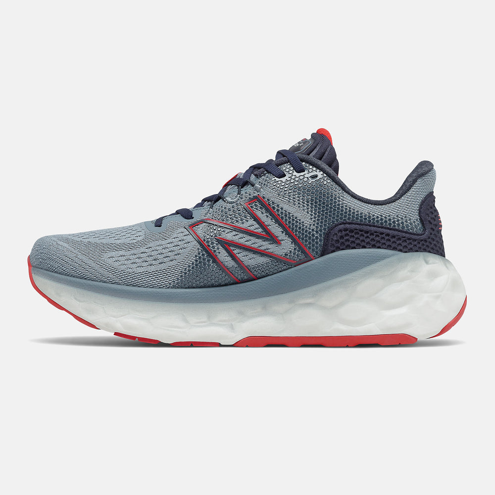 Ocean Grey/Velocity Red Fresh Foam More v3 New Balance Shoes