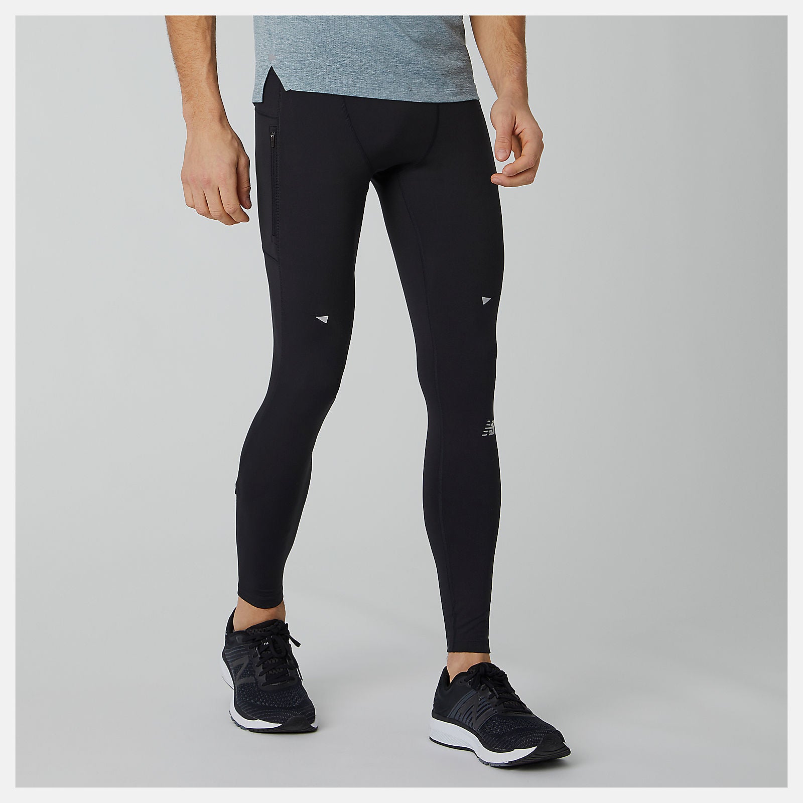 Black Impact Run Tight New Balance Clothing