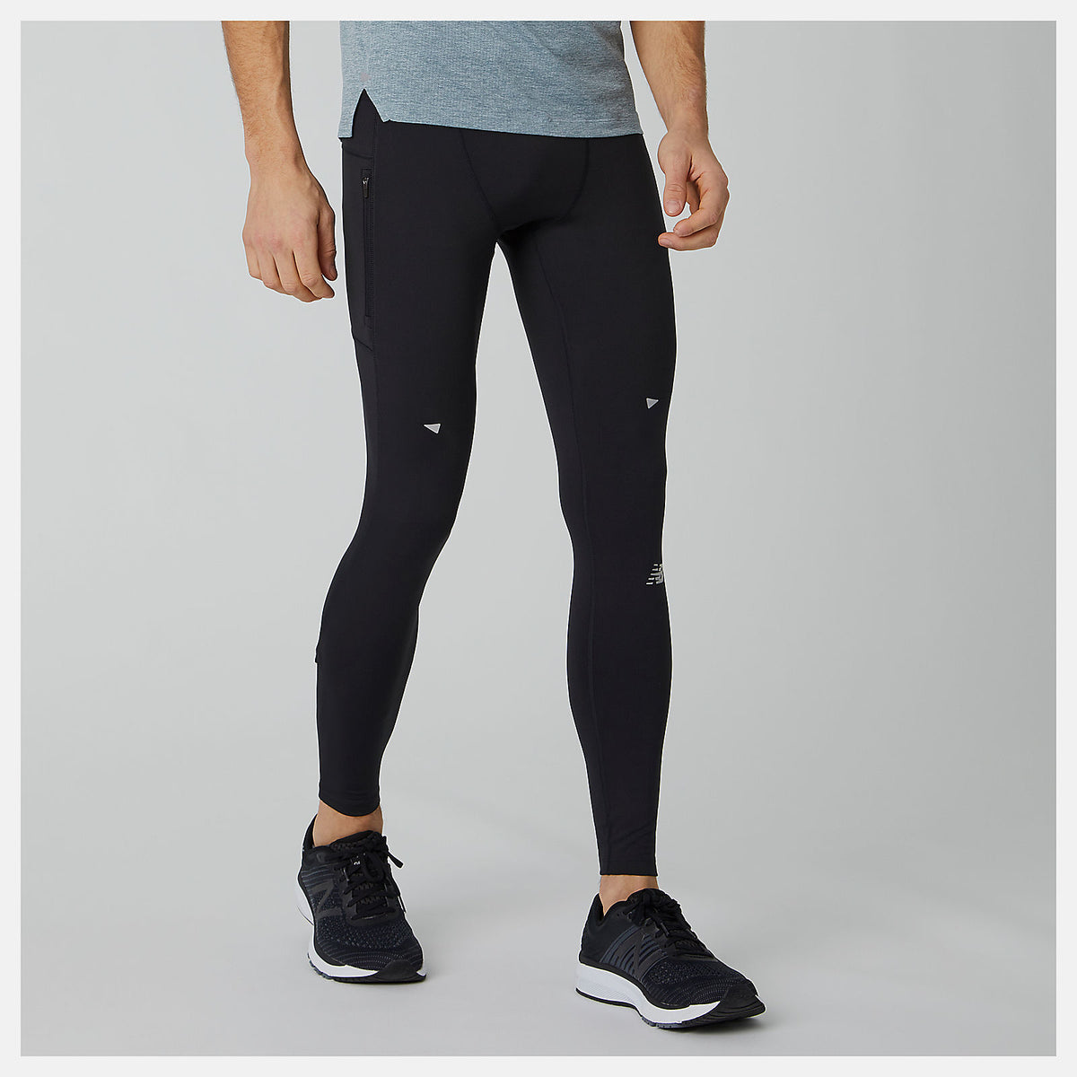 Black Impact Run Tight New Balance Clothing