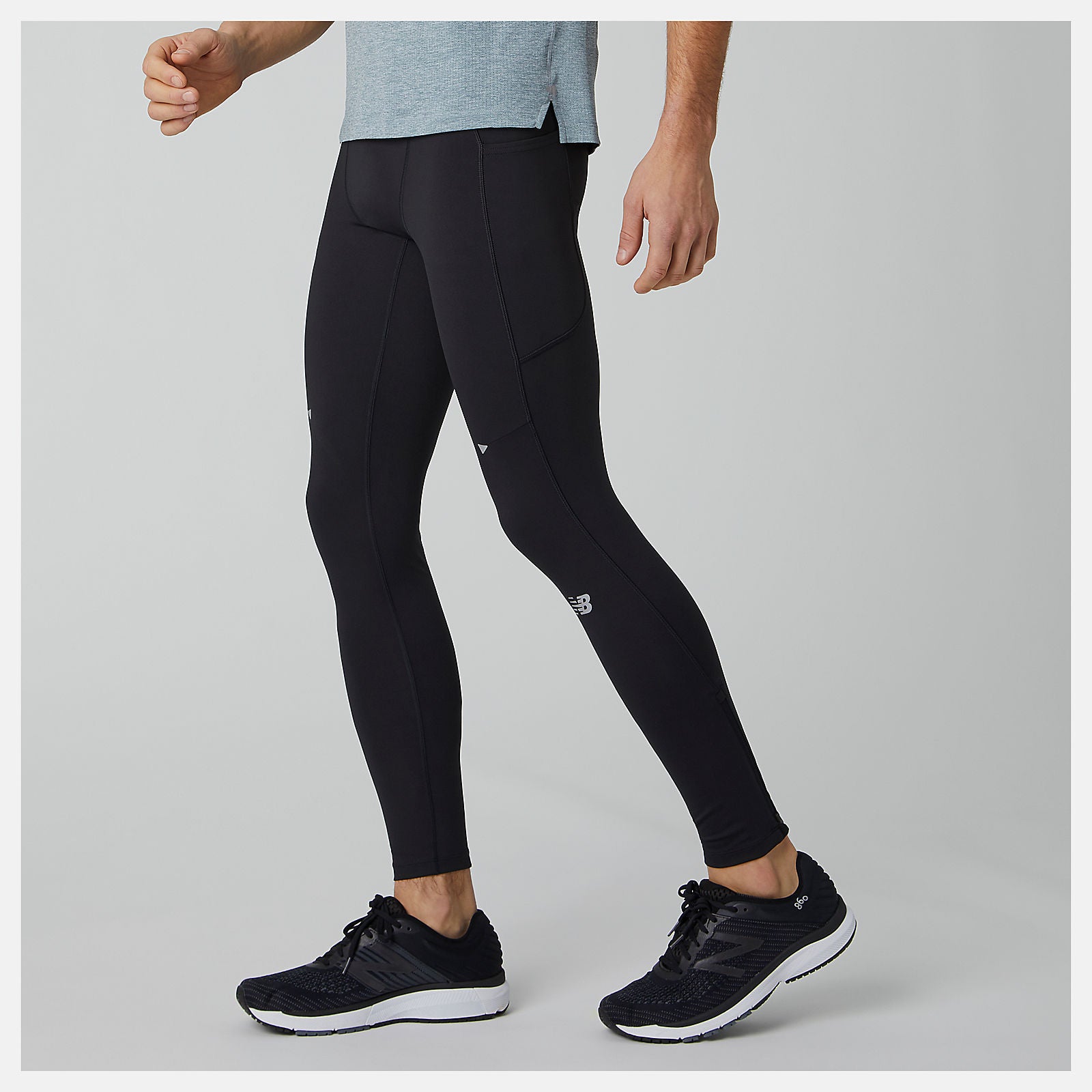 Black Impact Run Tight New Balance Clothing