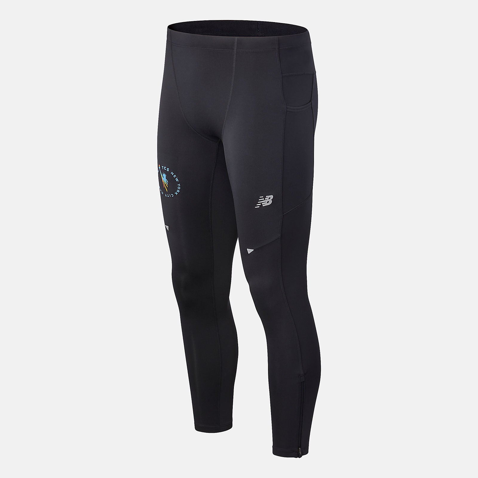 Black NYC Marathon Impact Run Tight New Balance Clothing