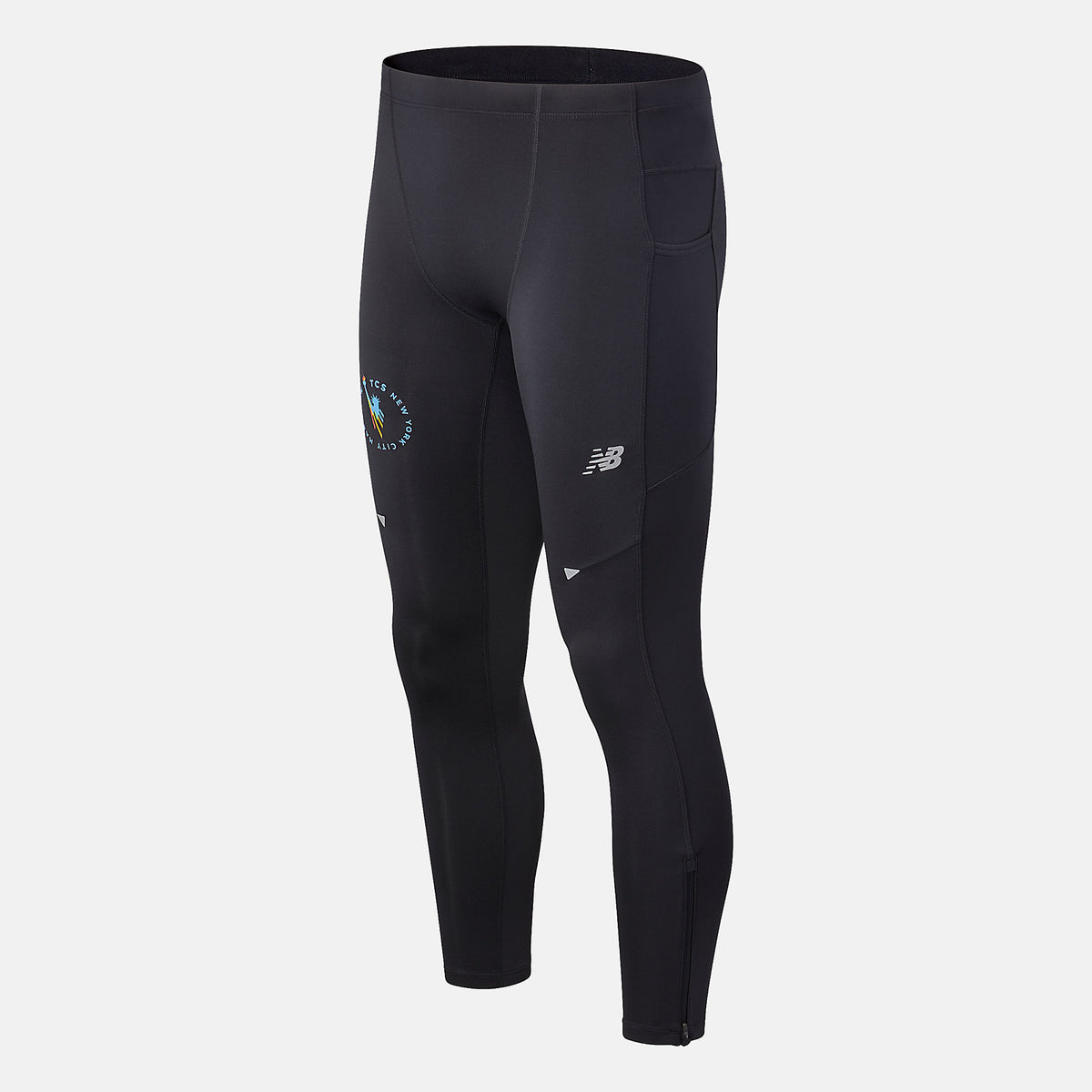 Black NYC Marathon Impact Run Tight New Balance Clothing