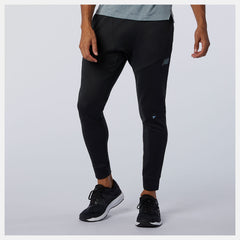 Black Heather Q Speed Run Pant New Balance Clothing