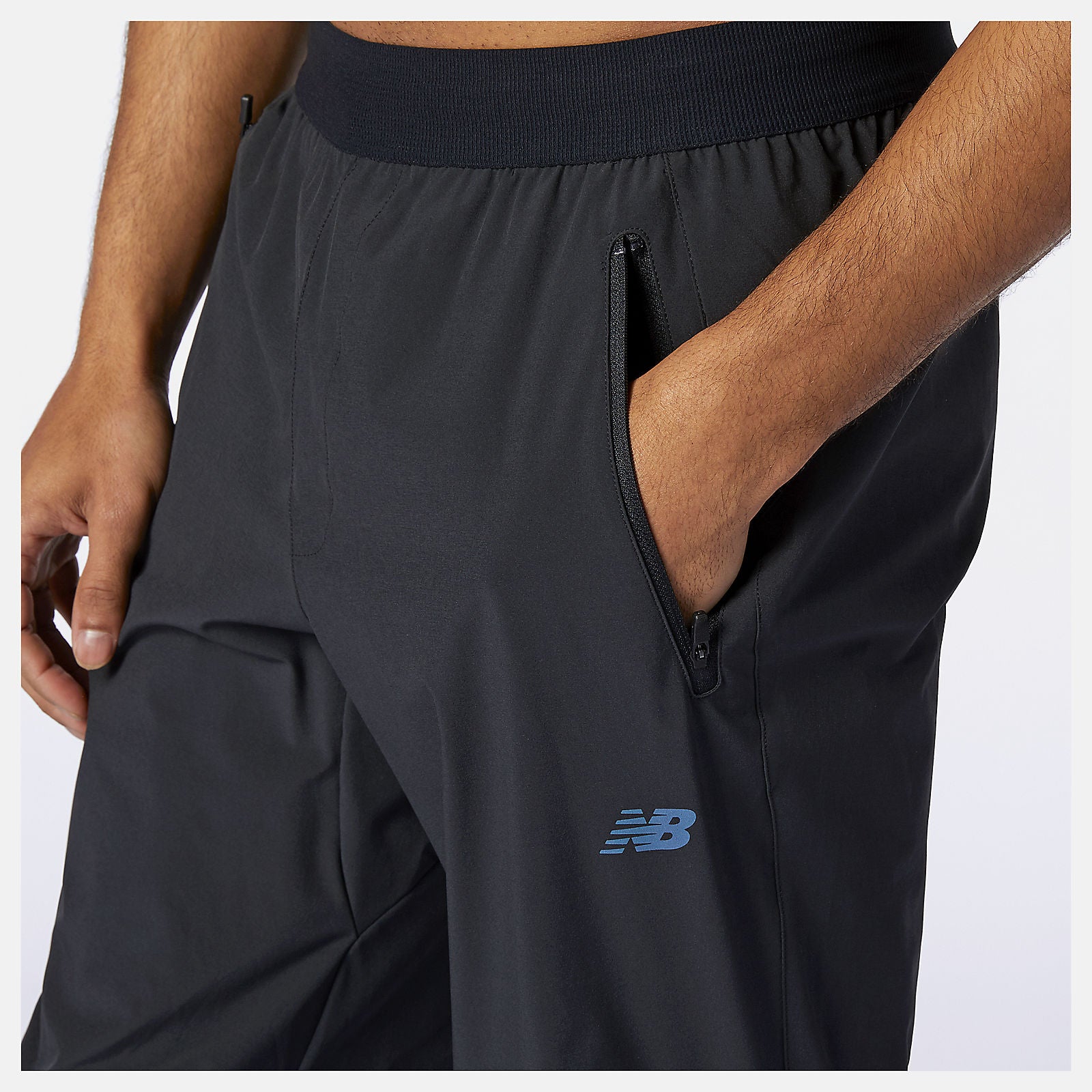 Black Fortitech Woven Pant New Balance Clothing