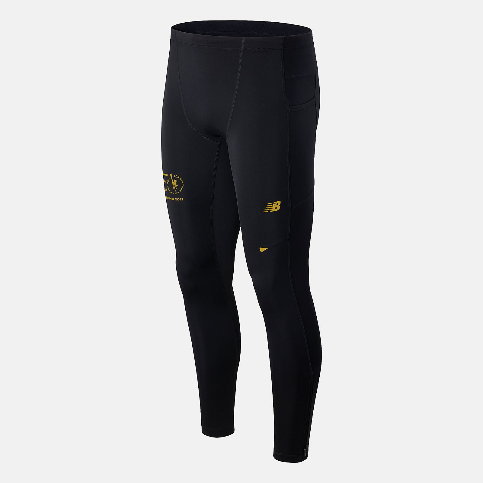 Black NYC Marathon Training Impact Run Tight New Balance Clothing
