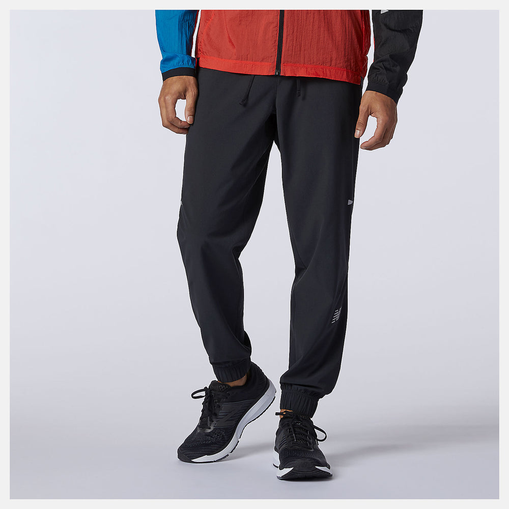 Black Impact Run Woven Pant New Balance Clothing