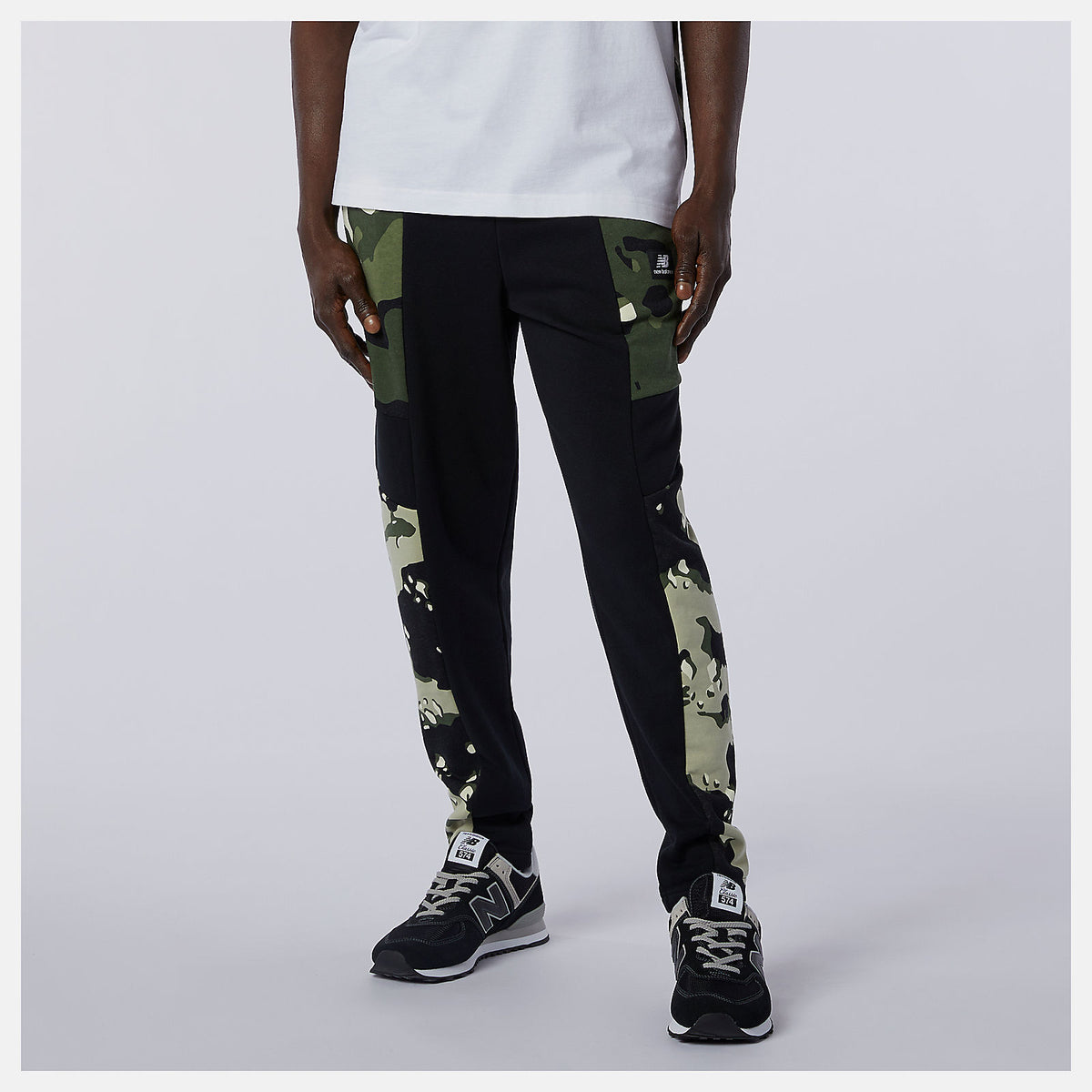 Black/Magnet NB Essential Camo Sweatpant New Balance Clothing