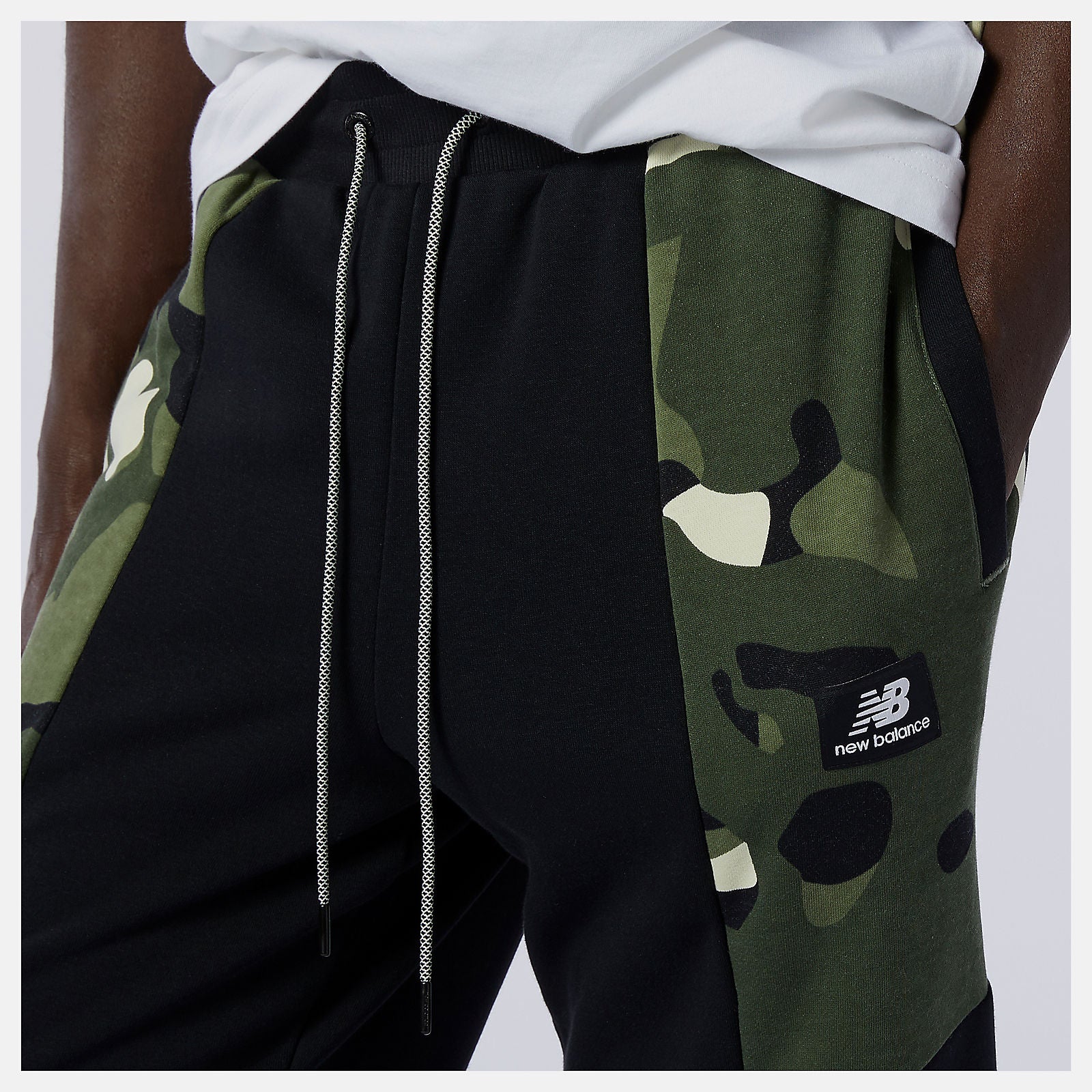Black/Magnet NB Essential Camo Sweatpant New Balance Clothing