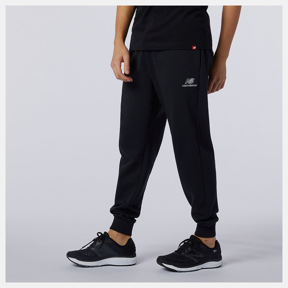 Black NB Essentials Embroidered Pant New Balance Clothing