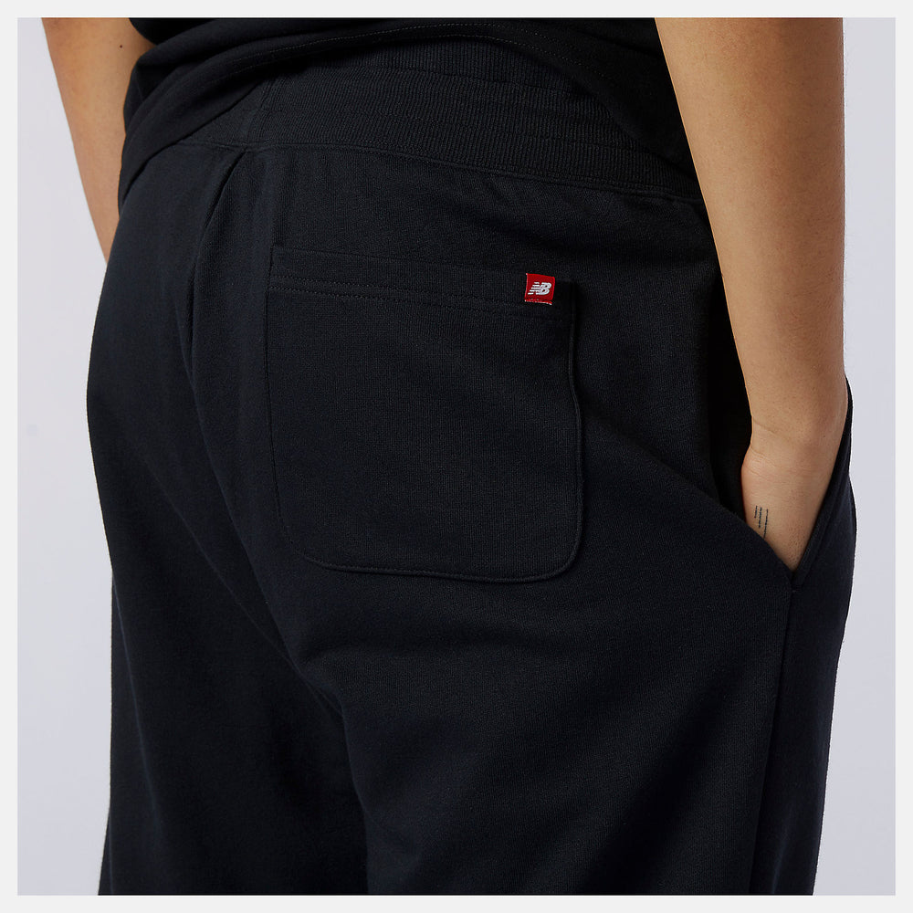Black NB Essentials Embroidered Pant New Balance Clothing