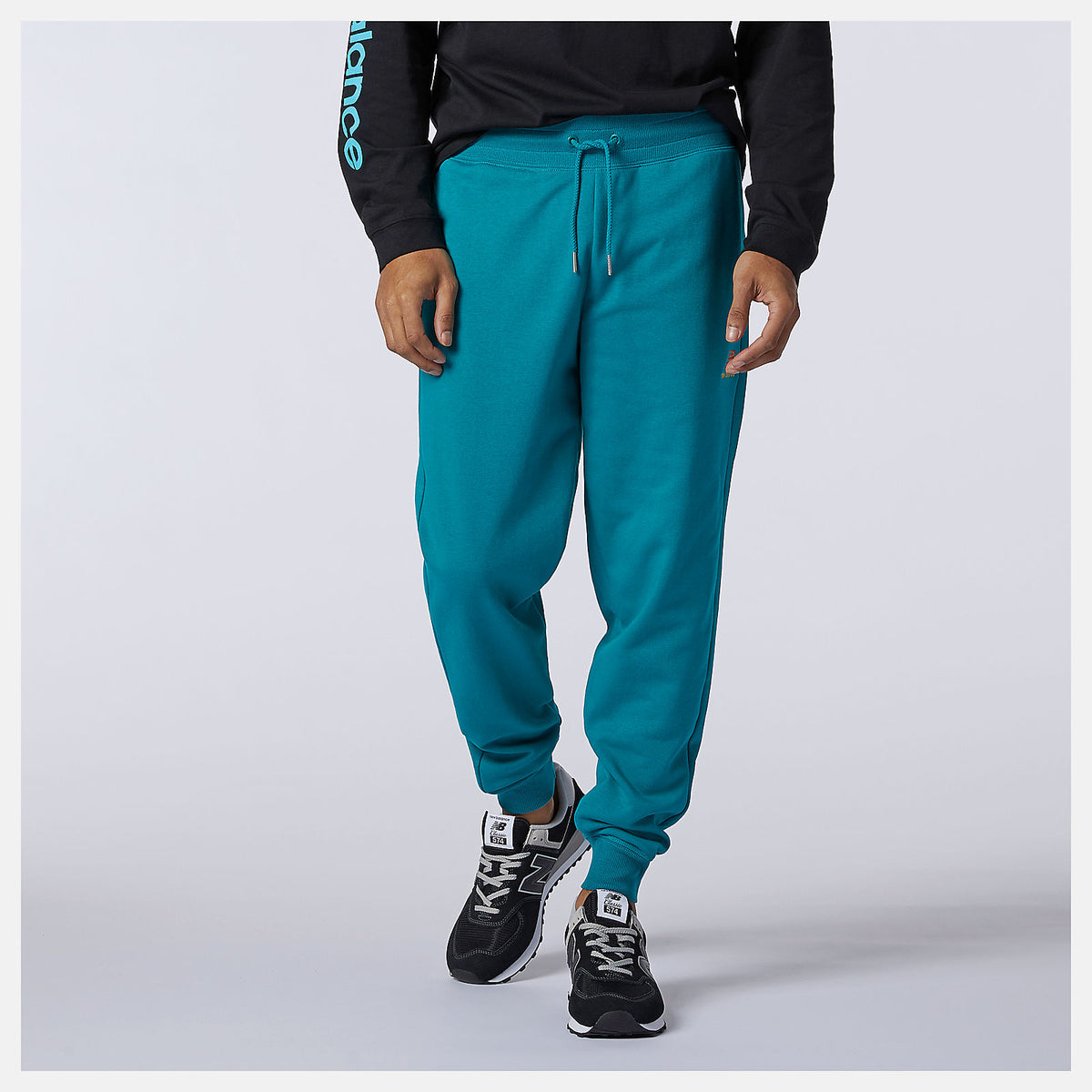 Team Teal NB Essentials Embroidered Pant New Balance Clothing