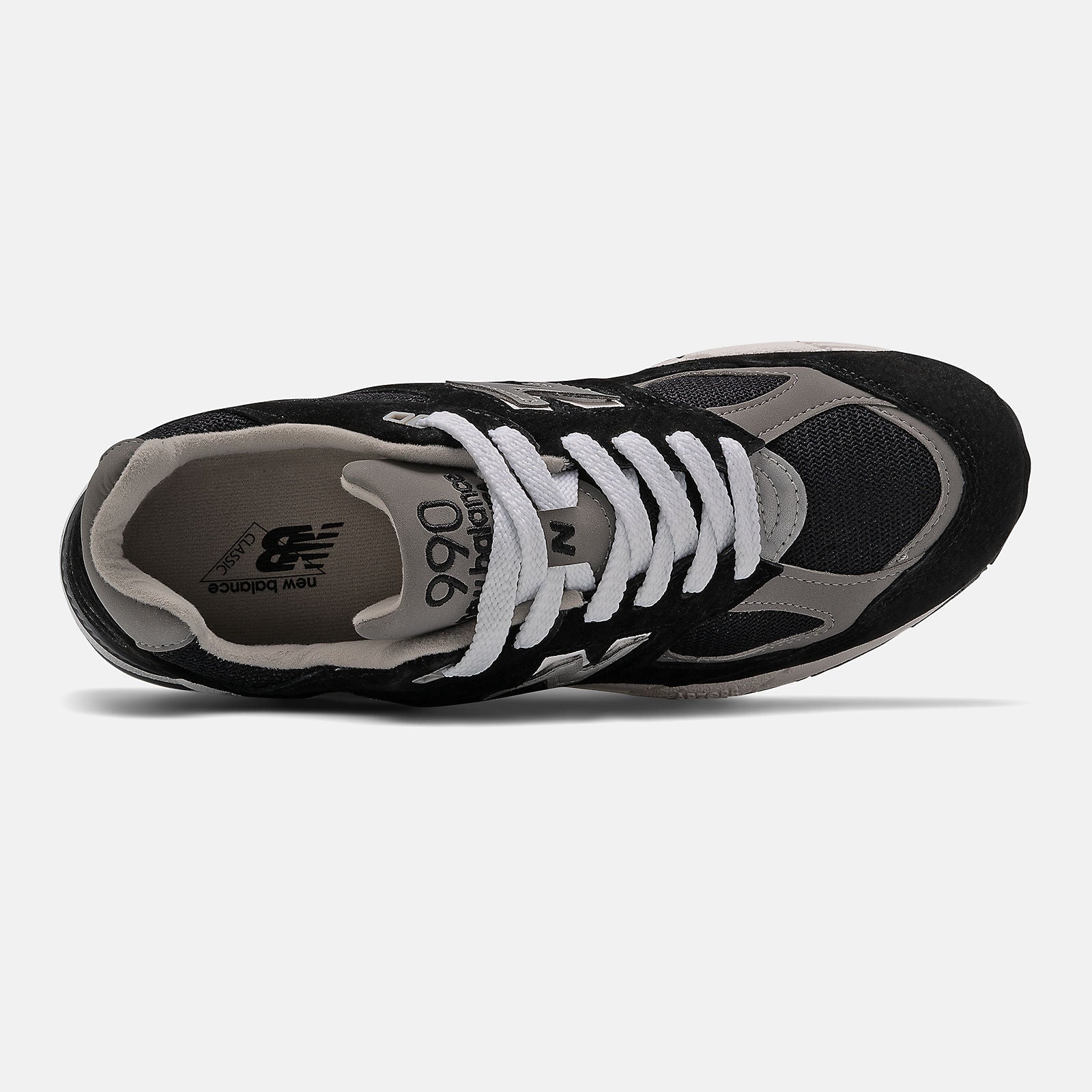 Black/White Made IN US 990v2 New Balance Shoes