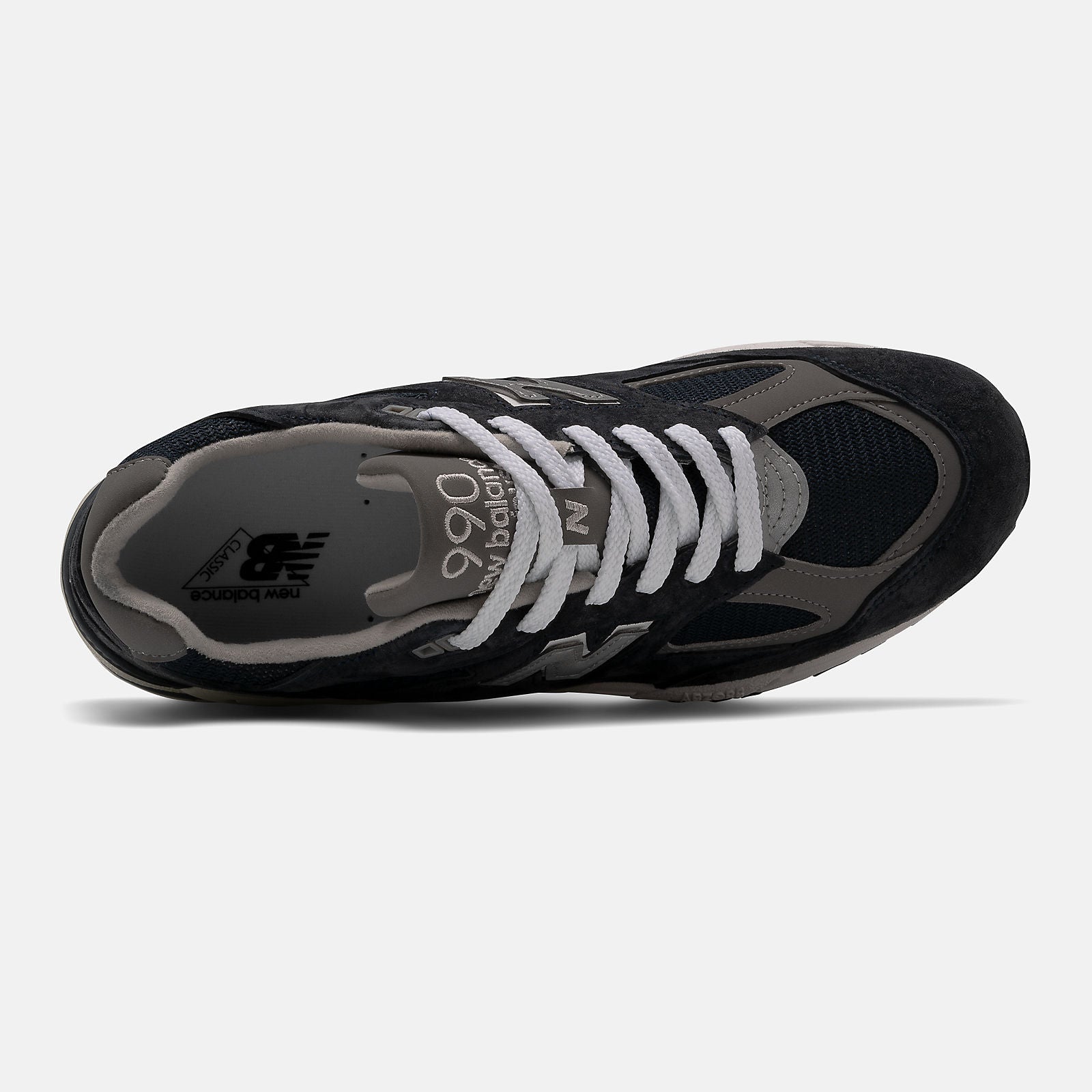 Navy/White Made IN US 990v2 New Balance Shoes