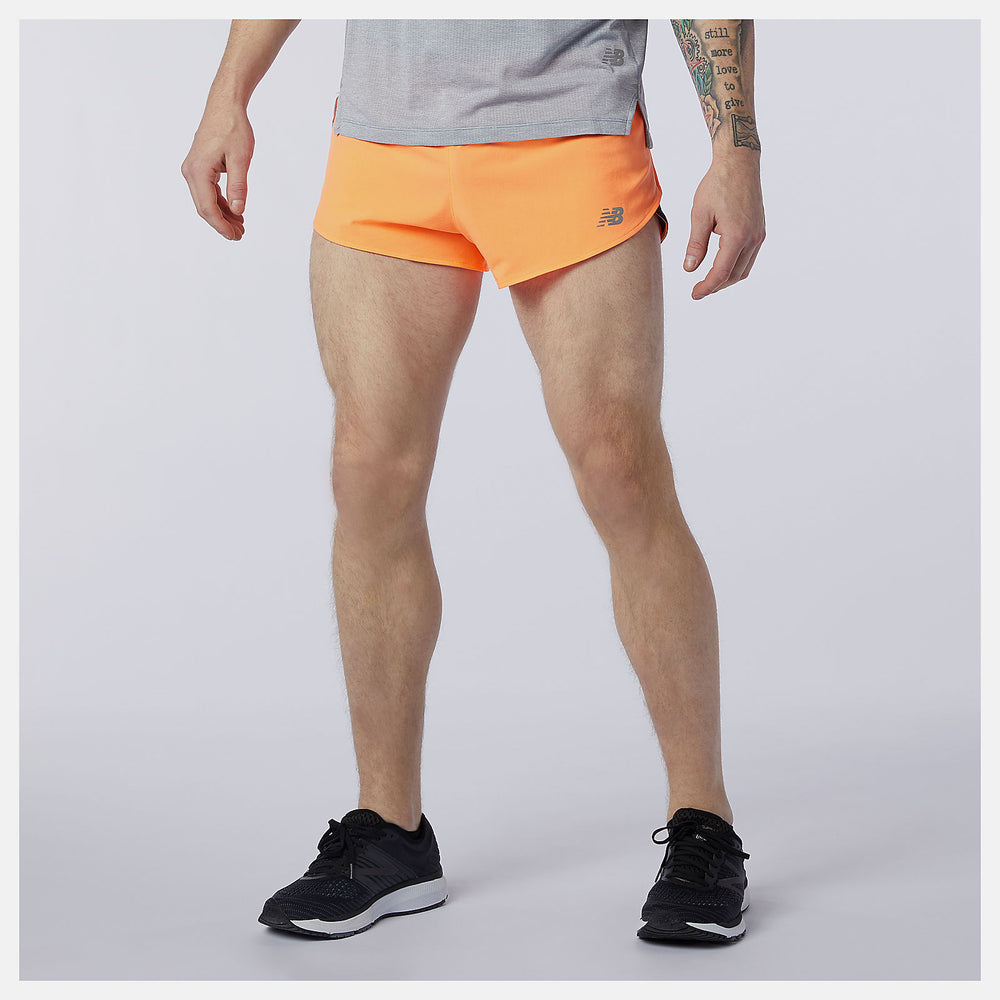 Citrus Punch Impact Run 3 Inch Split Short New Balance Clothing