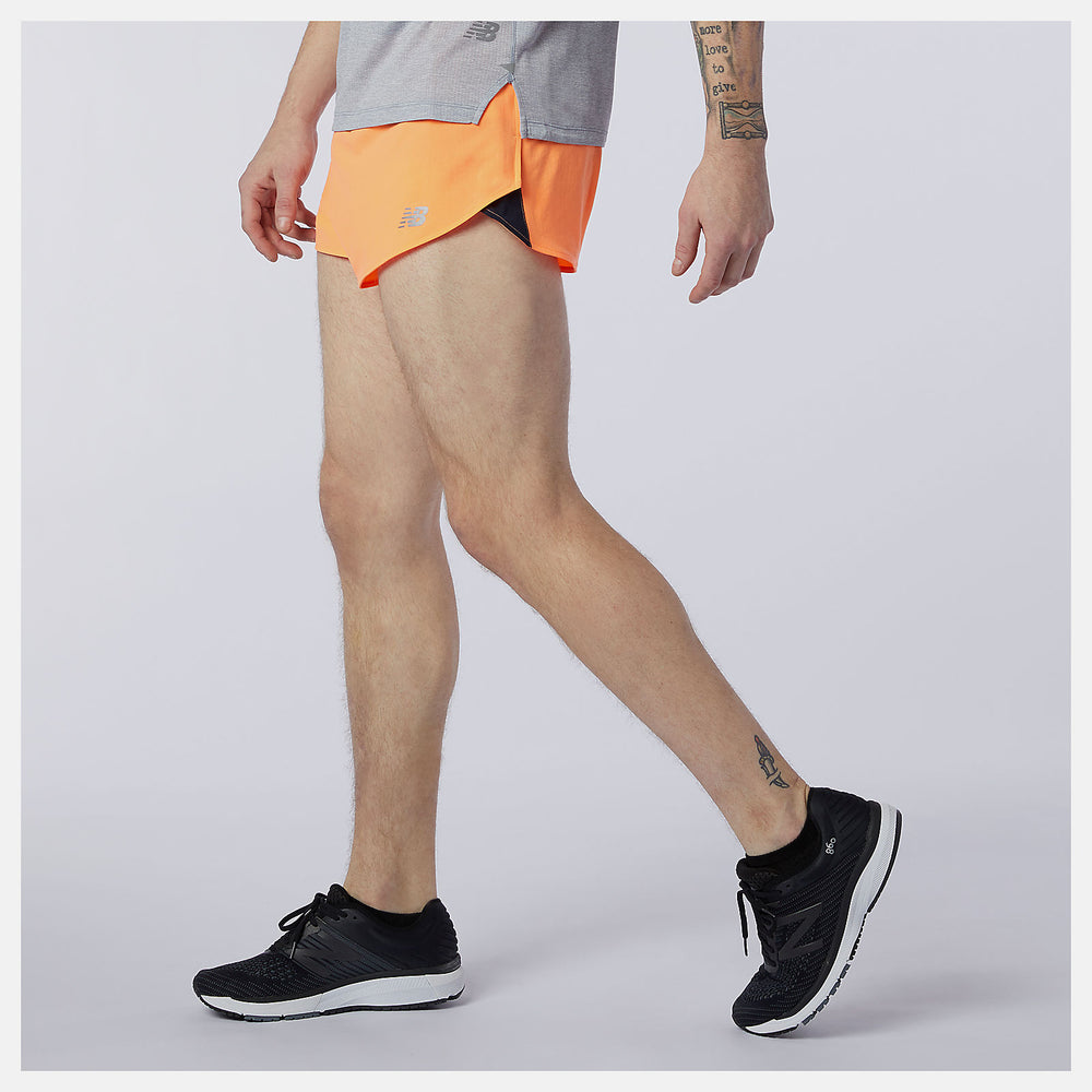 Citrus Punch Impact Run 3 Inch Split Short New Balance Clothing