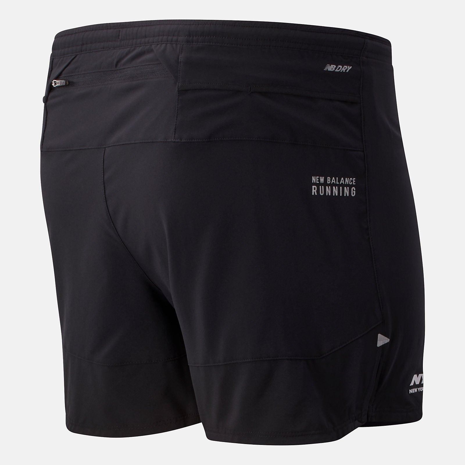 Black RFL Impact Run 5 Inch Short New Balance Clothing