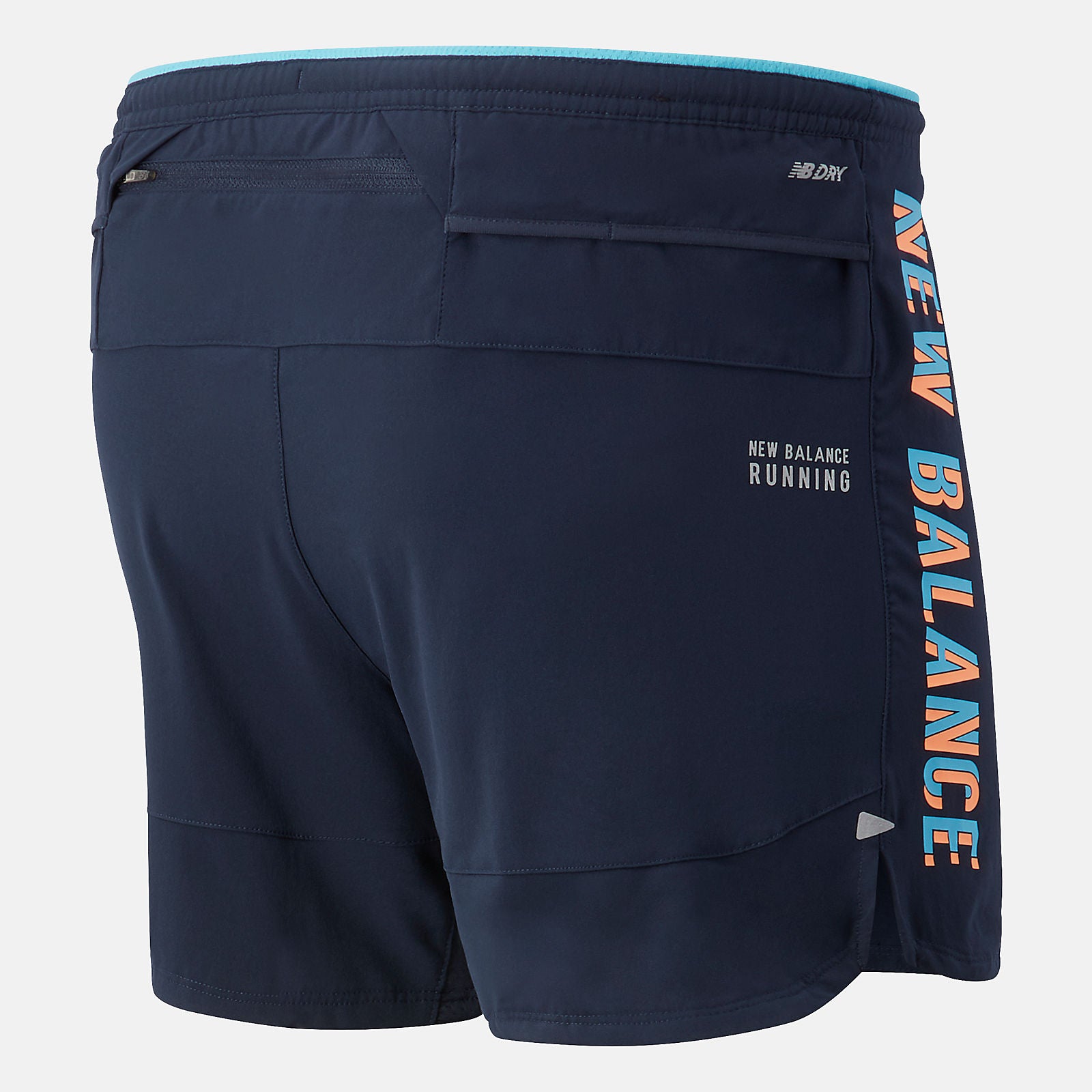 Eclipse Multi Printed Impact Run 5 Inch Short New Balance Clothing
