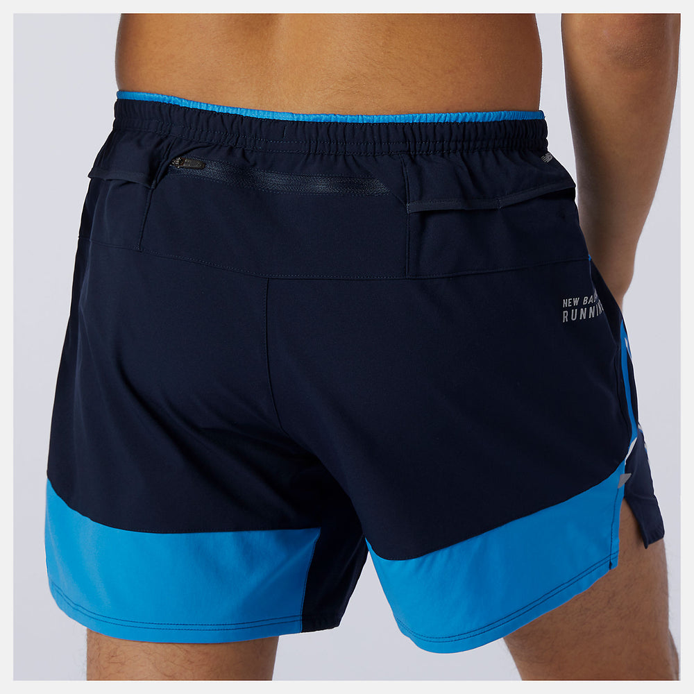 Helium Printed Impact Run 5 Inch Short New Balance Clothing