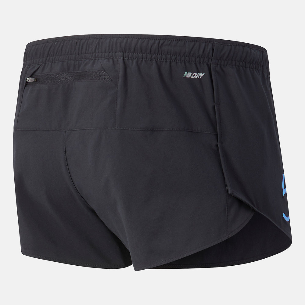 Black NYC Marathon Impact Run 3 inch Split Short New Balance Clothing