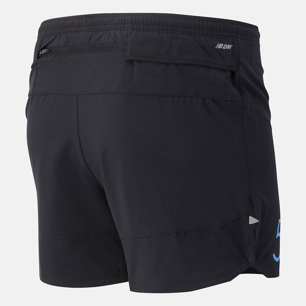 Black NYC Marathon Impact Run 5 inch Short New Balance Clothing