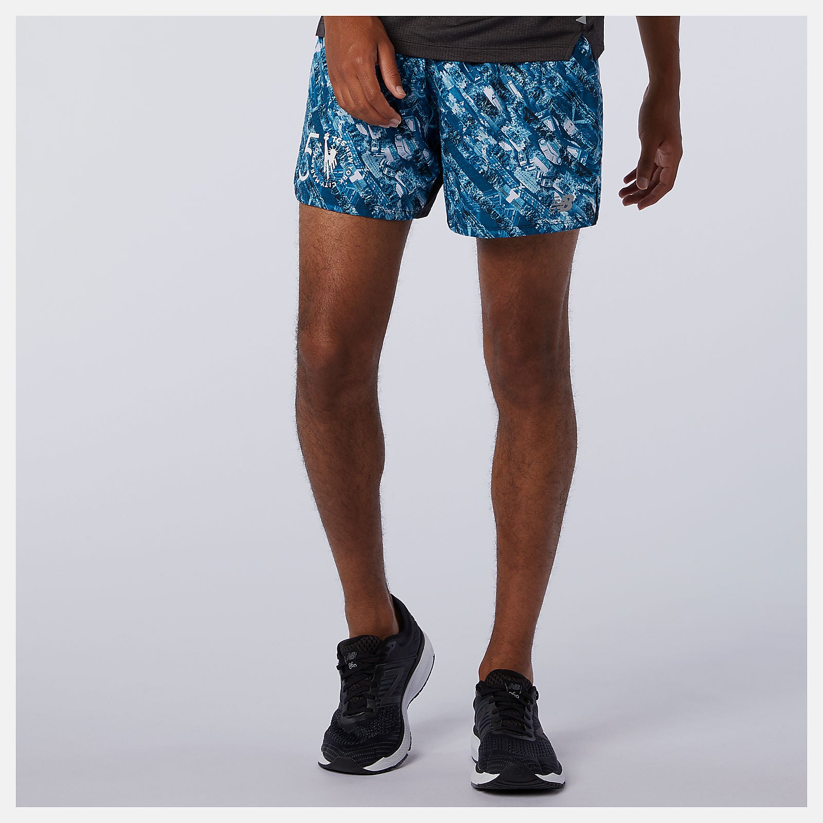 Rogue Wave NYC Marathon Printed Impact Run 5 Inch Short New Balance Clothing