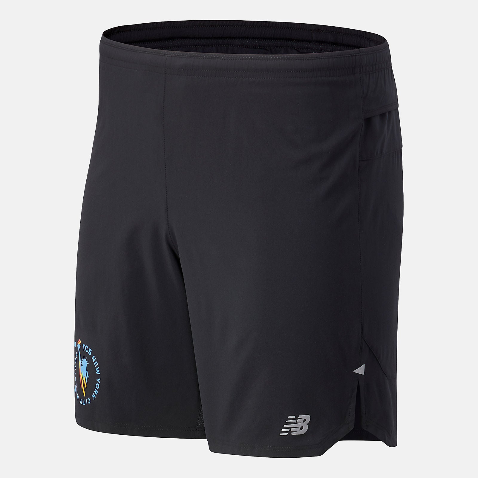 Black NYC Marathon Impact Run 7 inch Short New Balance Clothing