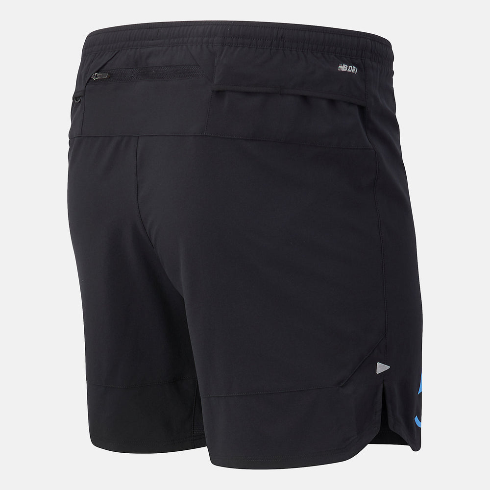 Black NYC Marathon Impact Run 7 inch Short New Balance Clothing