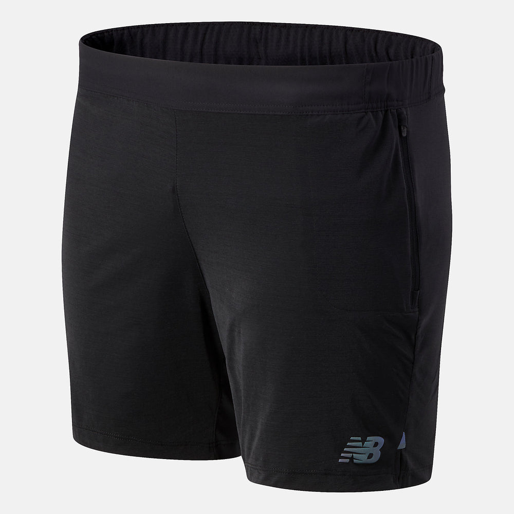 Black Q Speed Fuel 7 Inch Short New Balance Clothing