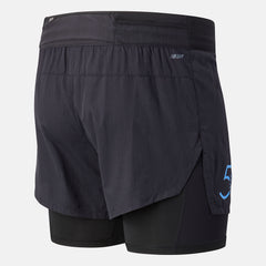 Black NYC Marathon Q Speed 5 inch 2 In 1 Short New Balance Clothing