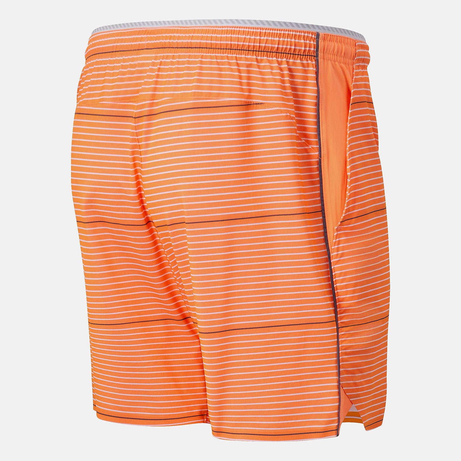 Orange Printed Tournament Short New Balance Clothing