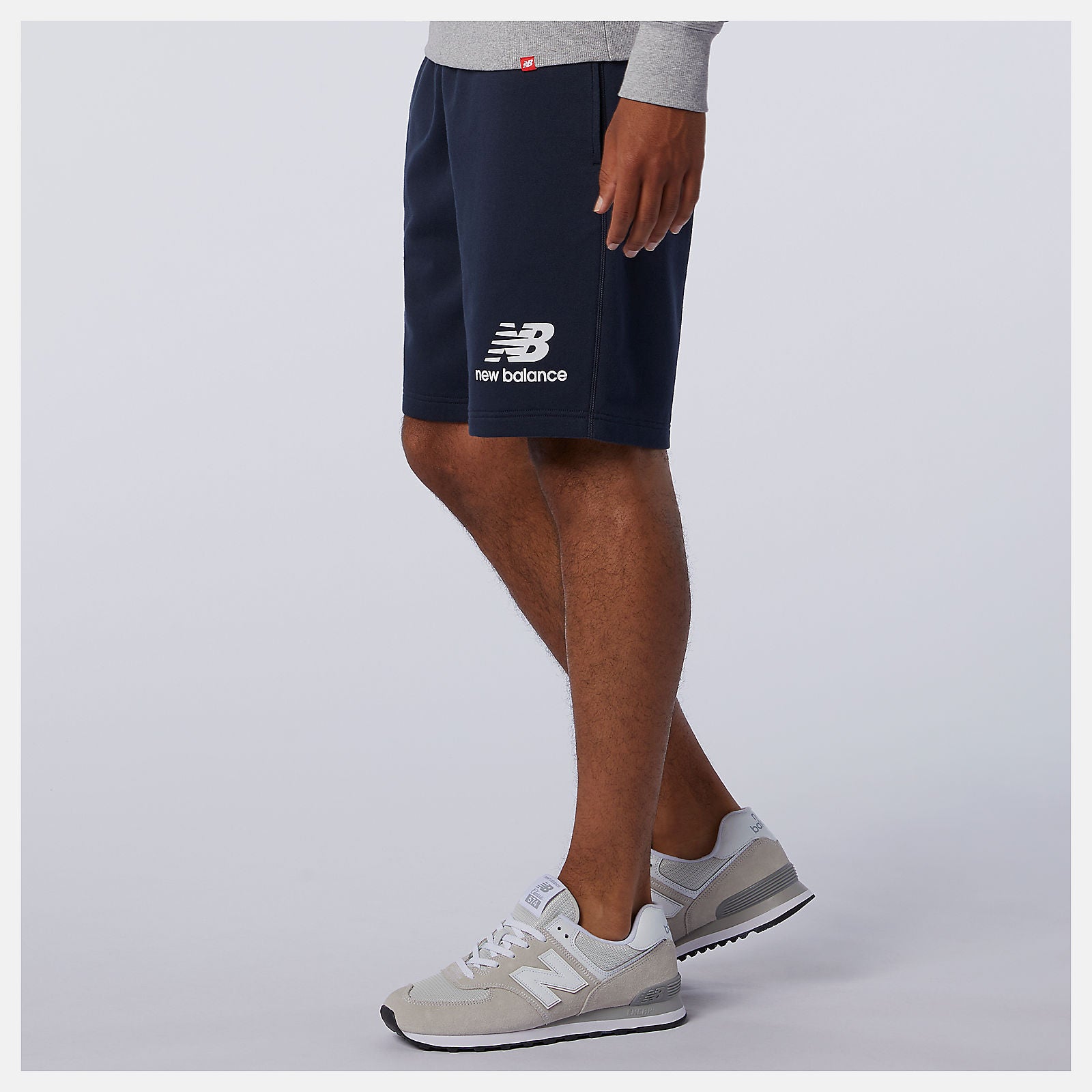 Eclipse NB Essentials Stacked Logo Short New Balance Clothing