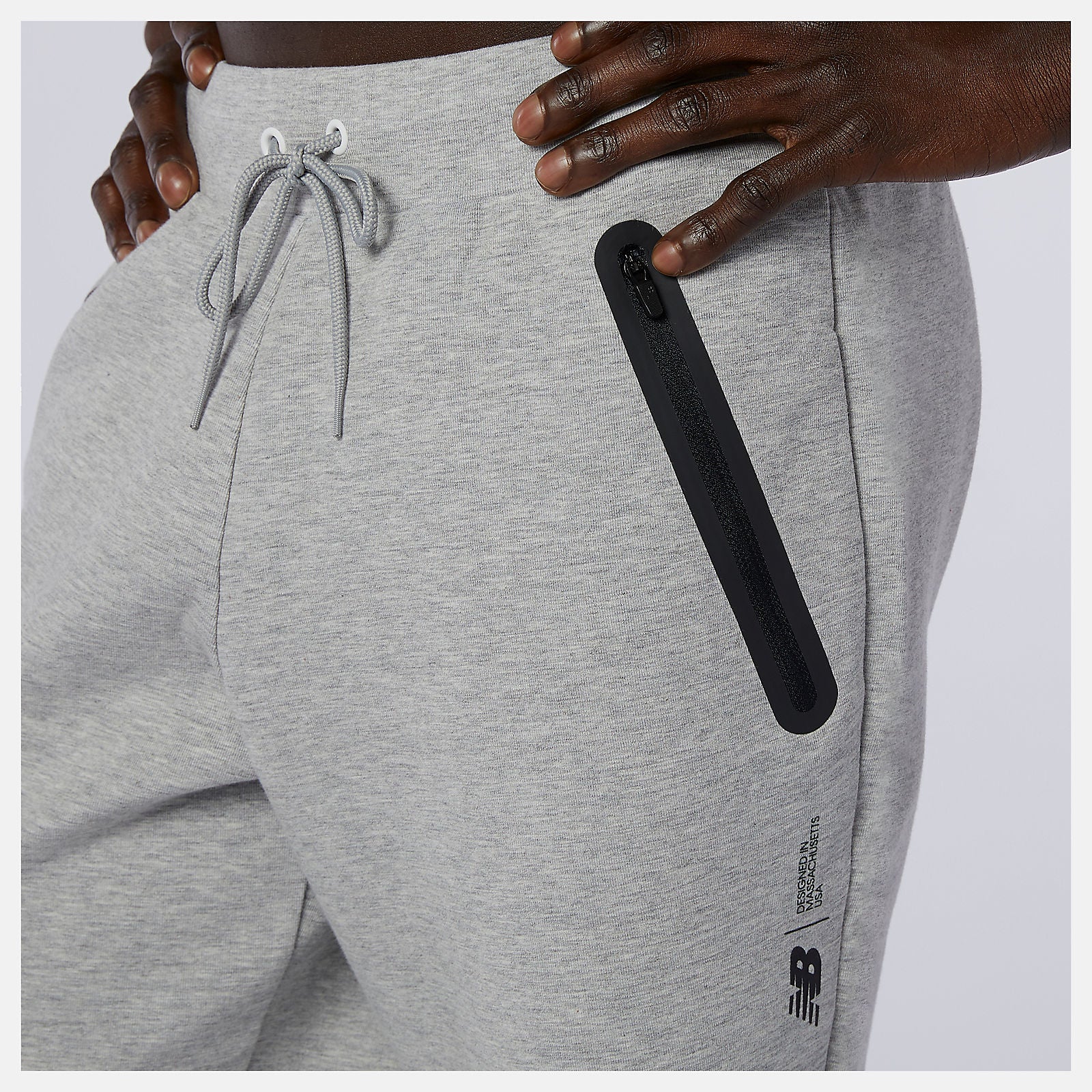Athletic Grey Fortitech Fleece Short New Balance Clothing