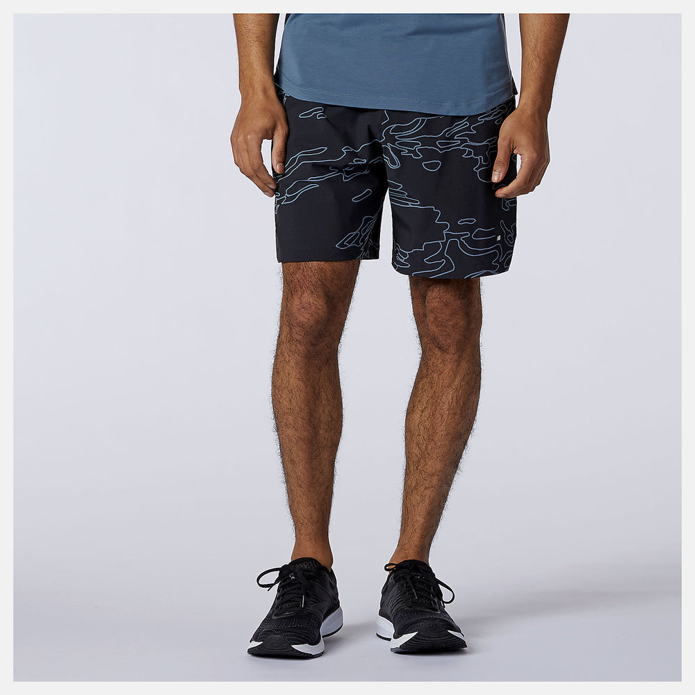 Black Fortitech Graphic 7 inch Woven Short New Balance Clothing