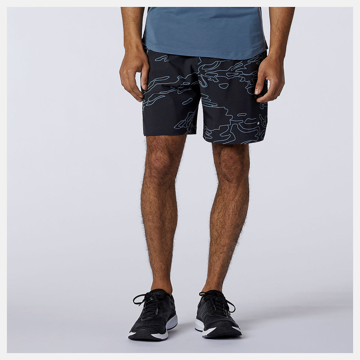 Black Fortitech Graphic 7 inch Woven Short New Balance Clothing