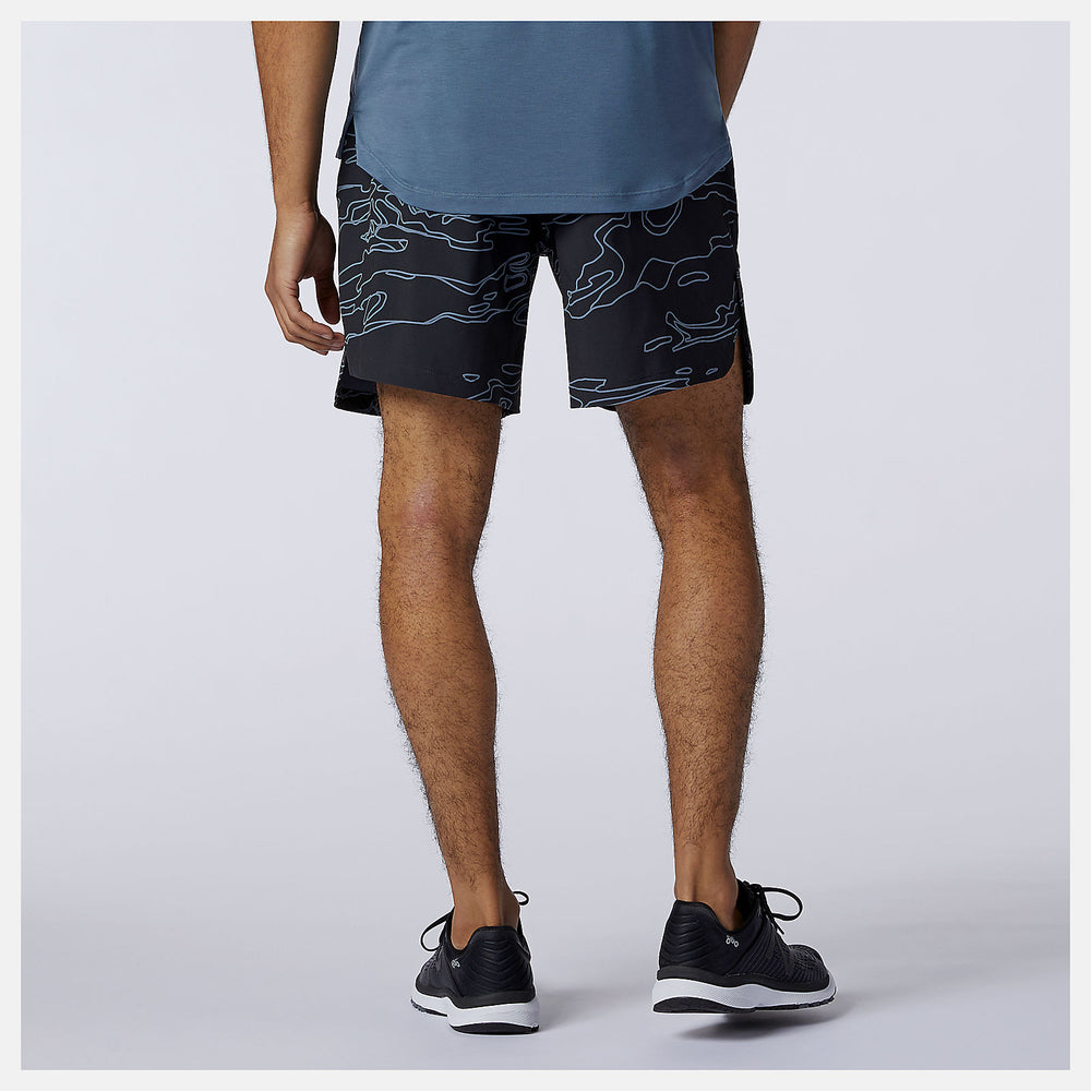 Black Fortitech Graphic 7 inch Woven Short New Balance Clothing