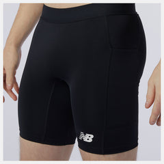 Black Fast Flight 8 inch Fitted Short New Balance Clothing