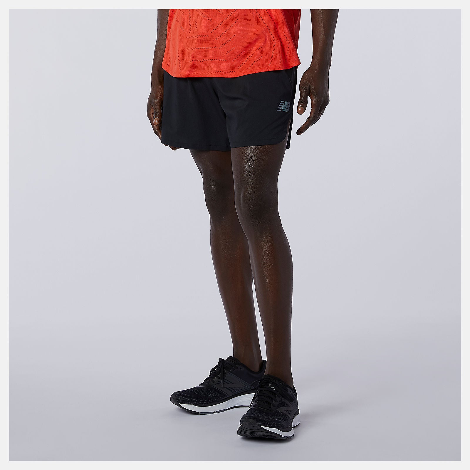 Black Q Speed Fuel 5 Inch Short New Balance Clothing