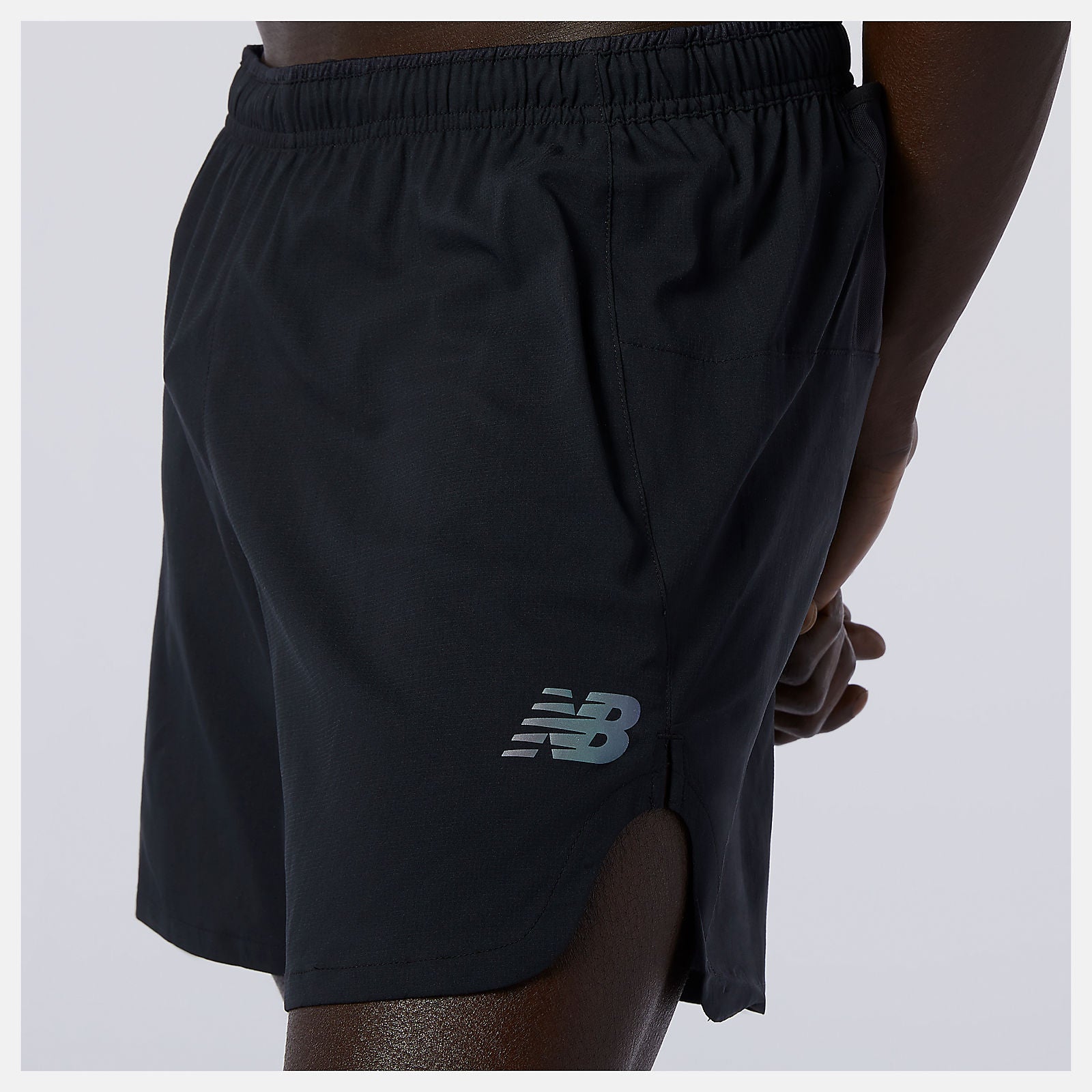 Black Q Speed Fuel 5 Inch Short New Balance Clothing