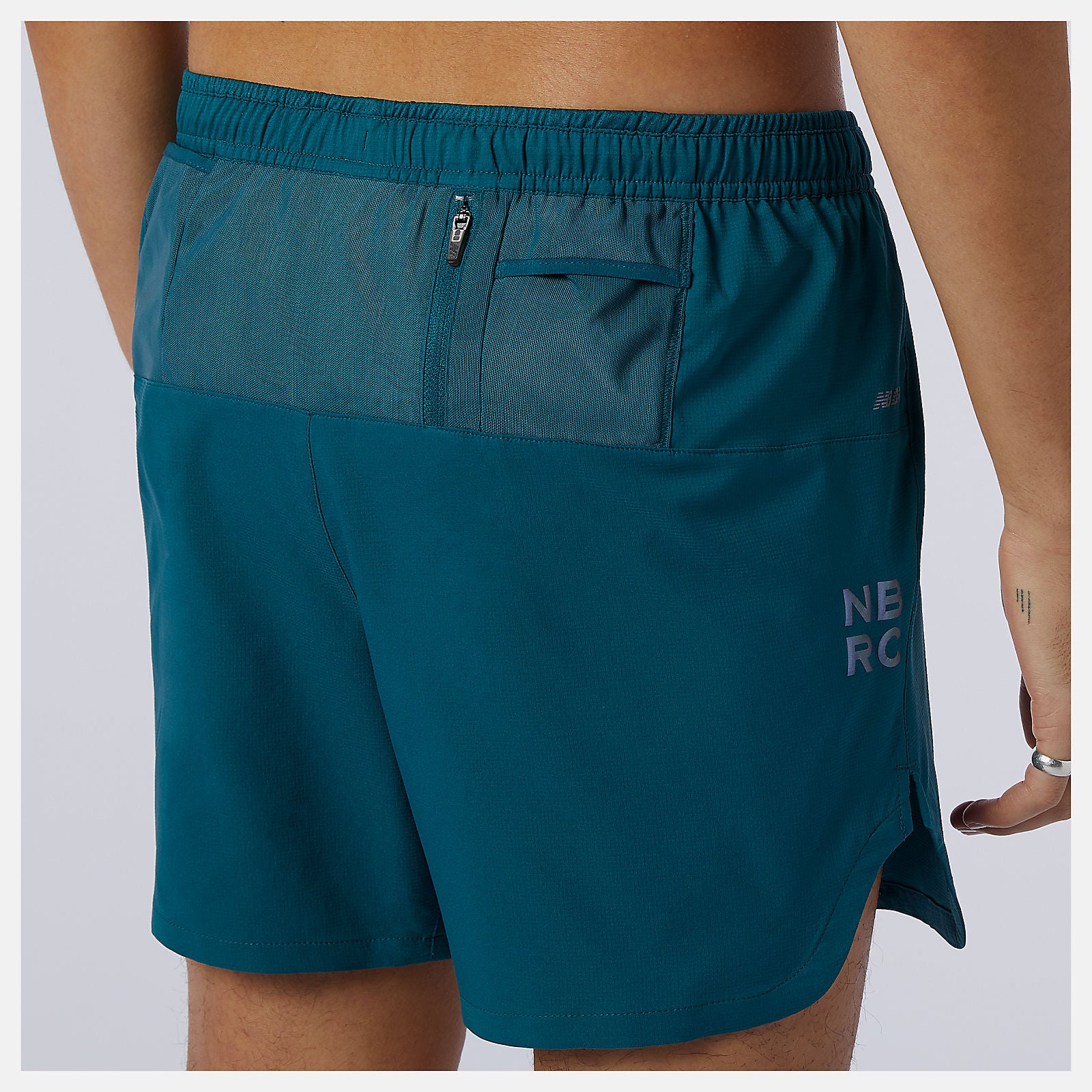 Mountain Teal Q Speed Fuel 5 Inch Short New Balance Clothing