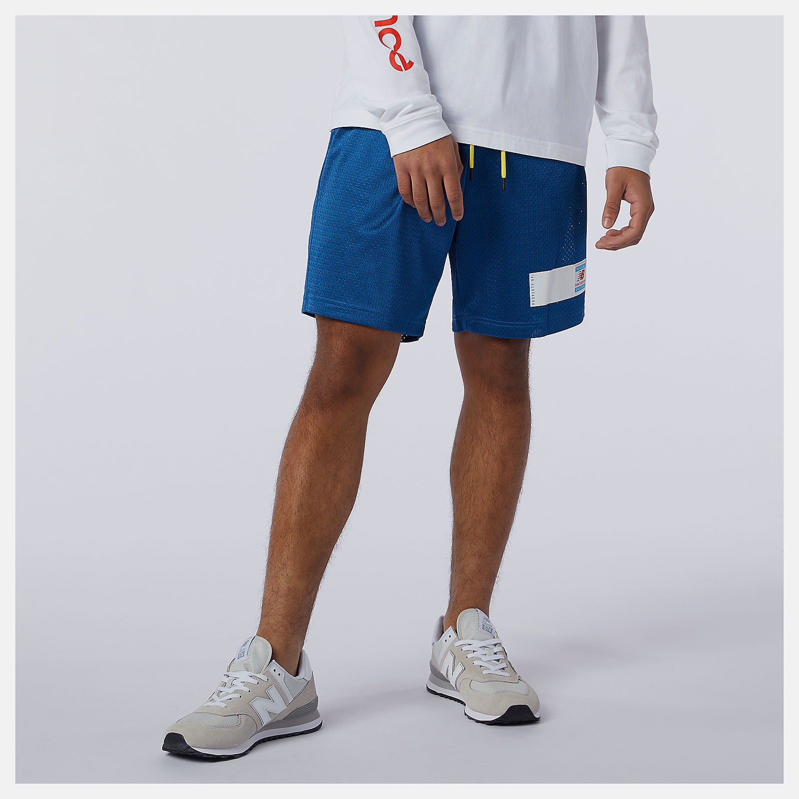 Captain Blue NB Essentials Mesh Short New Balance Clothing