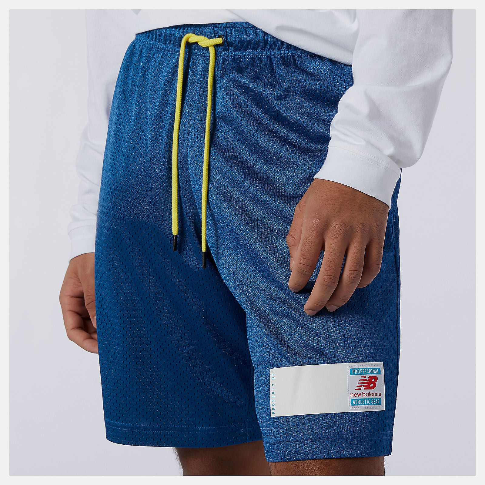 Captain Blue NB Essentials Mesh Short New Balance Clothing