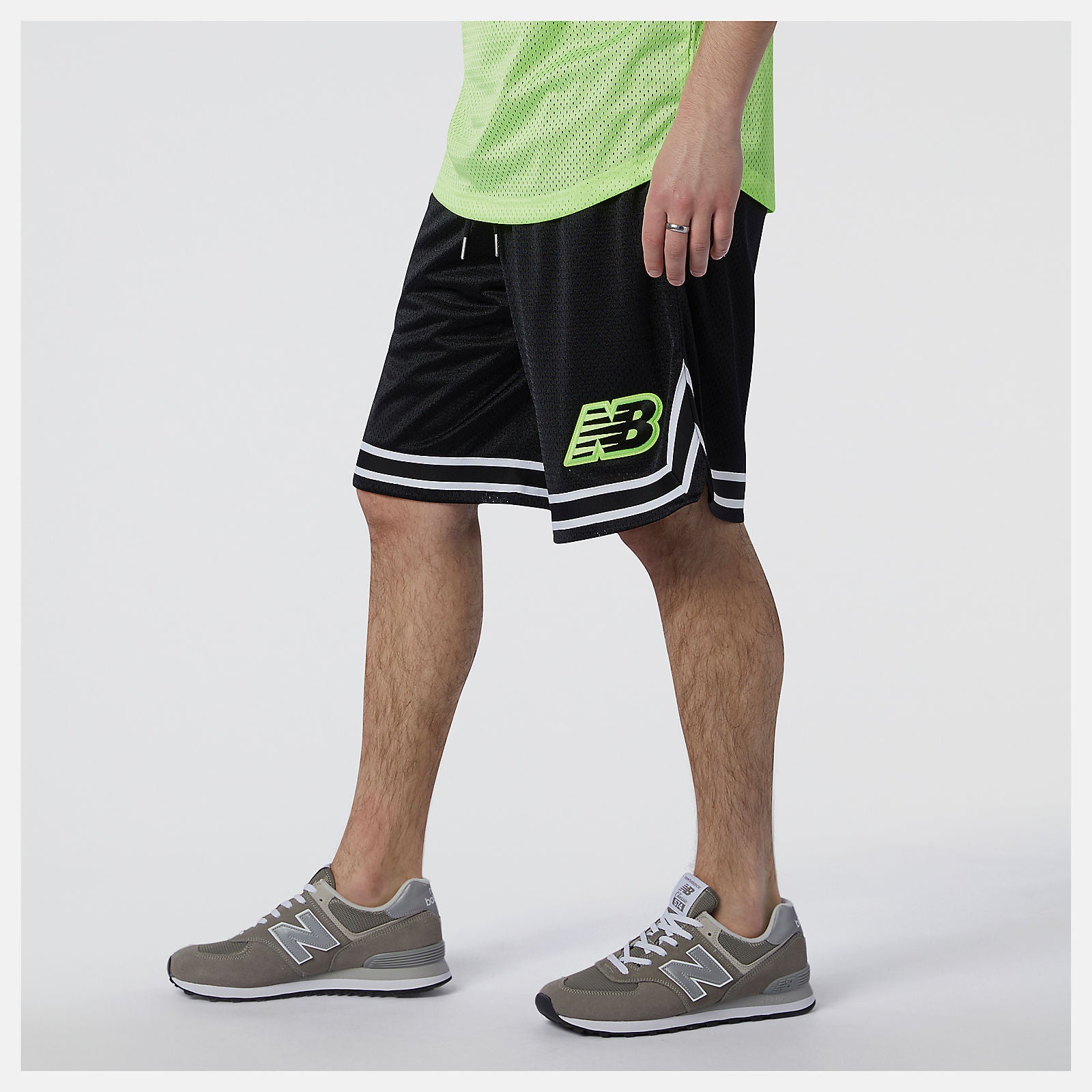 Black NB Athletics Psy Varsity Mesh Short New Balance Clothing