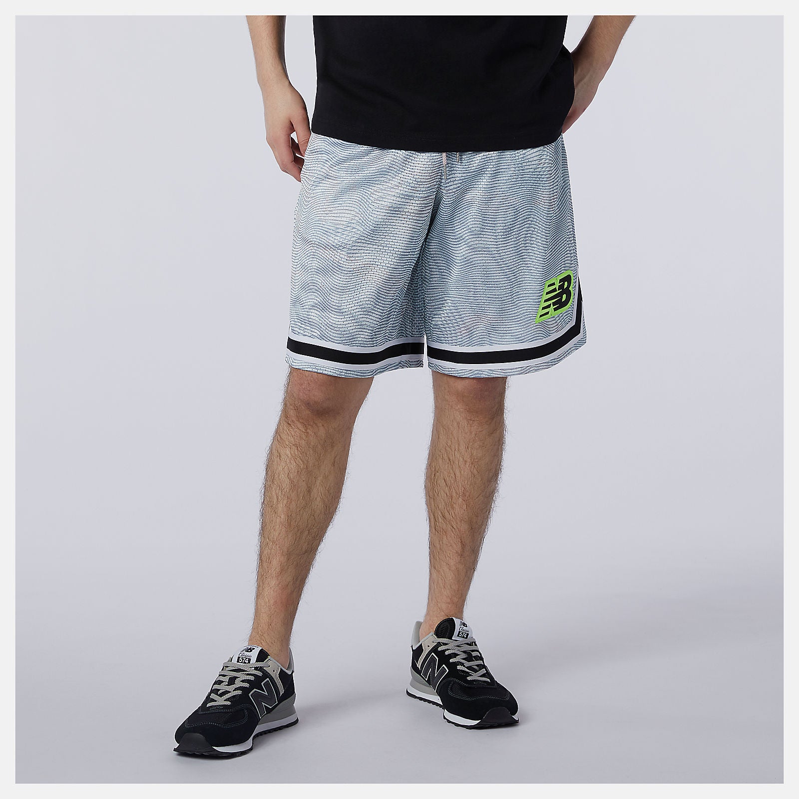 White Print NB Athletics Psy Varsity Short New Balance Clothing