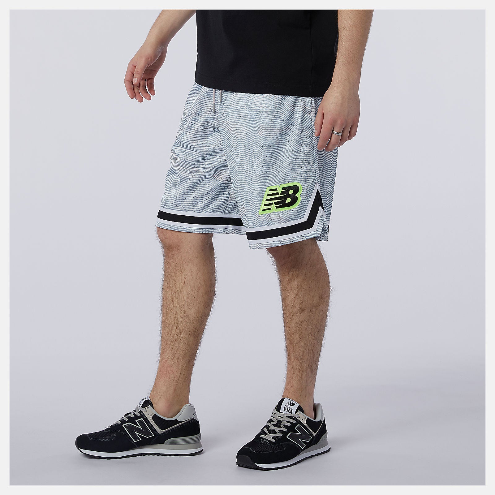 White Print NB Athletics Psy Varsity Short New Balance Clothing